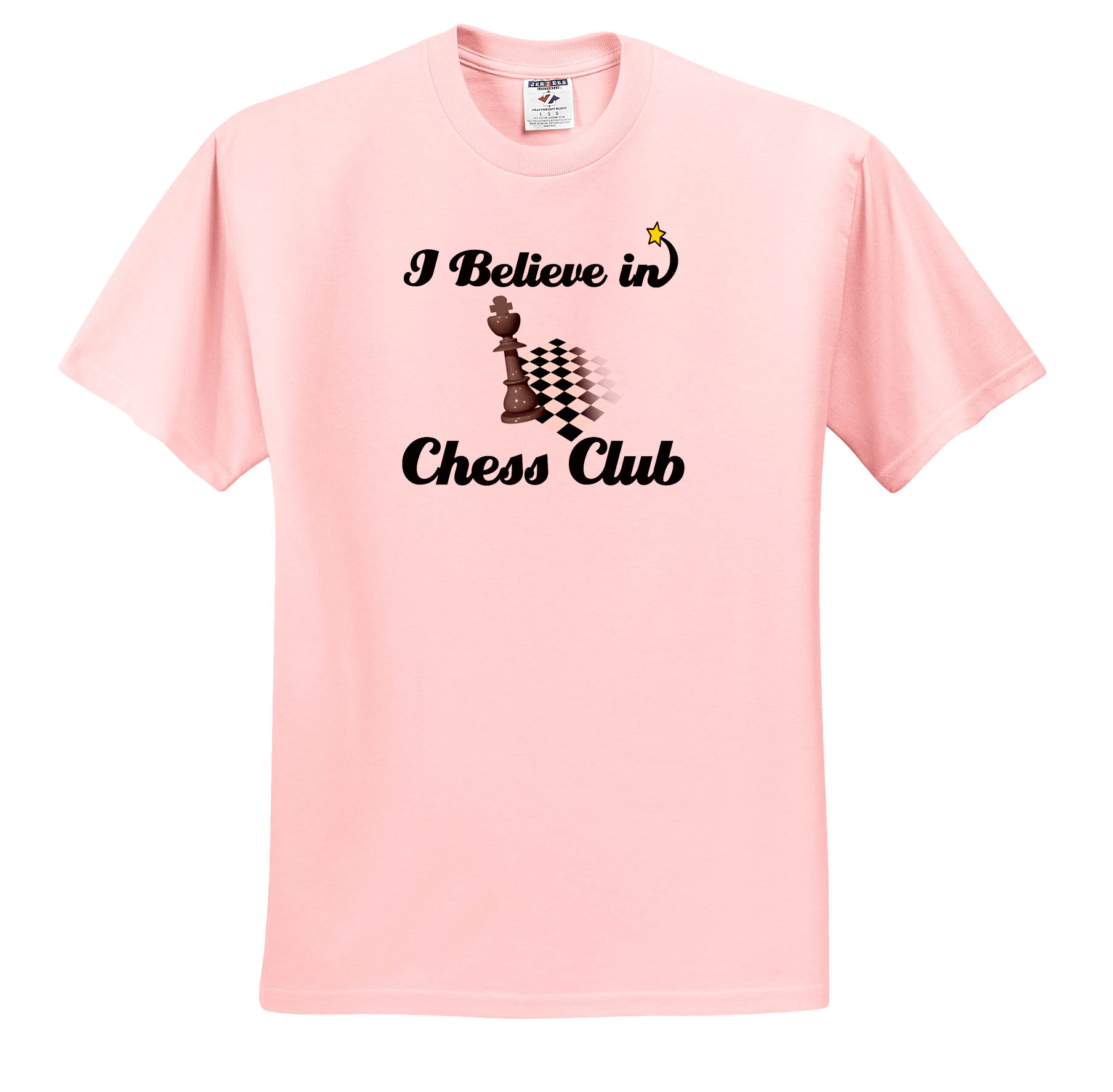 3dRose, I Believe In Chess Club, T-Shirt