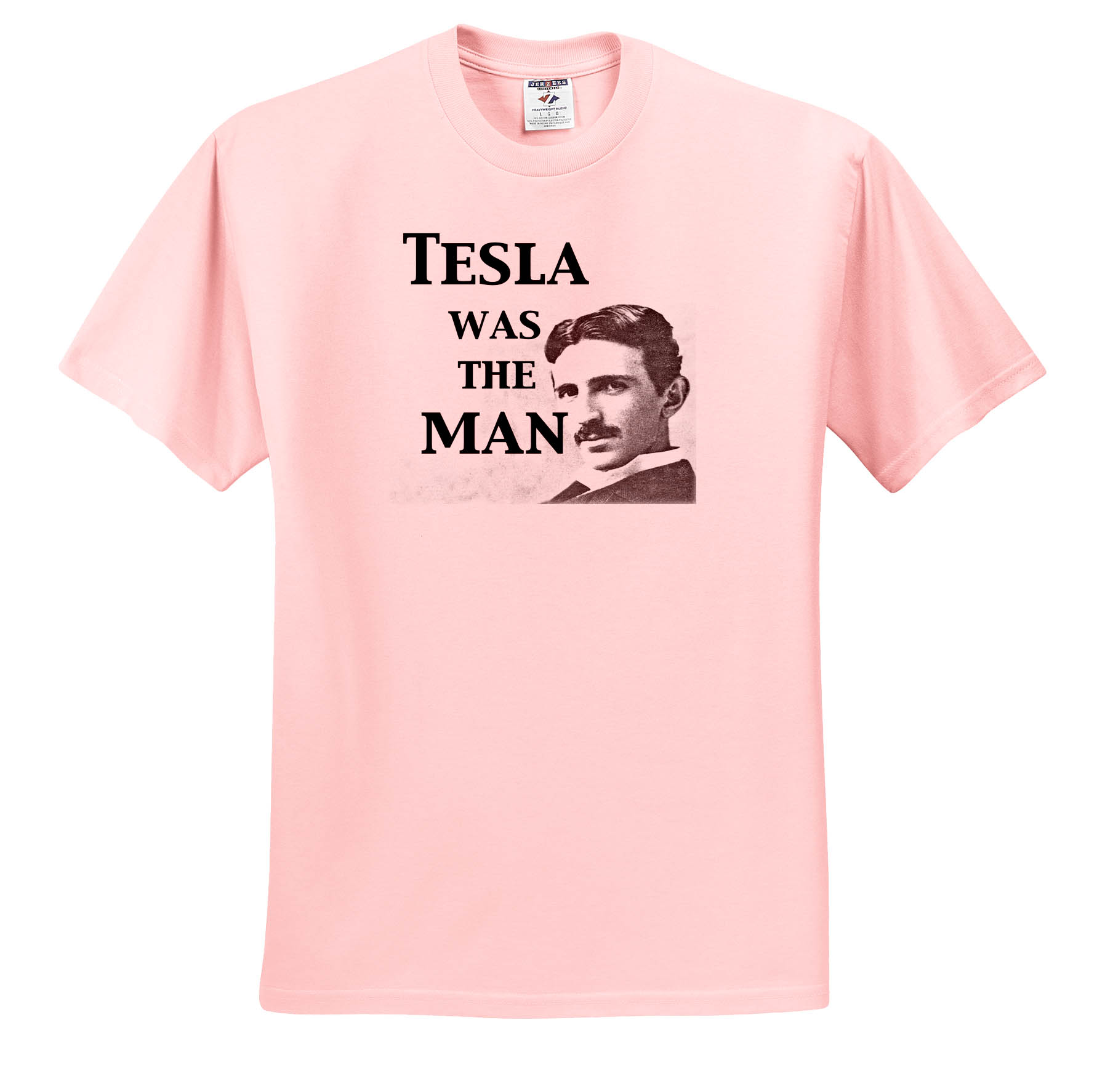 3dRose, Tesla was the man, T-Shirt