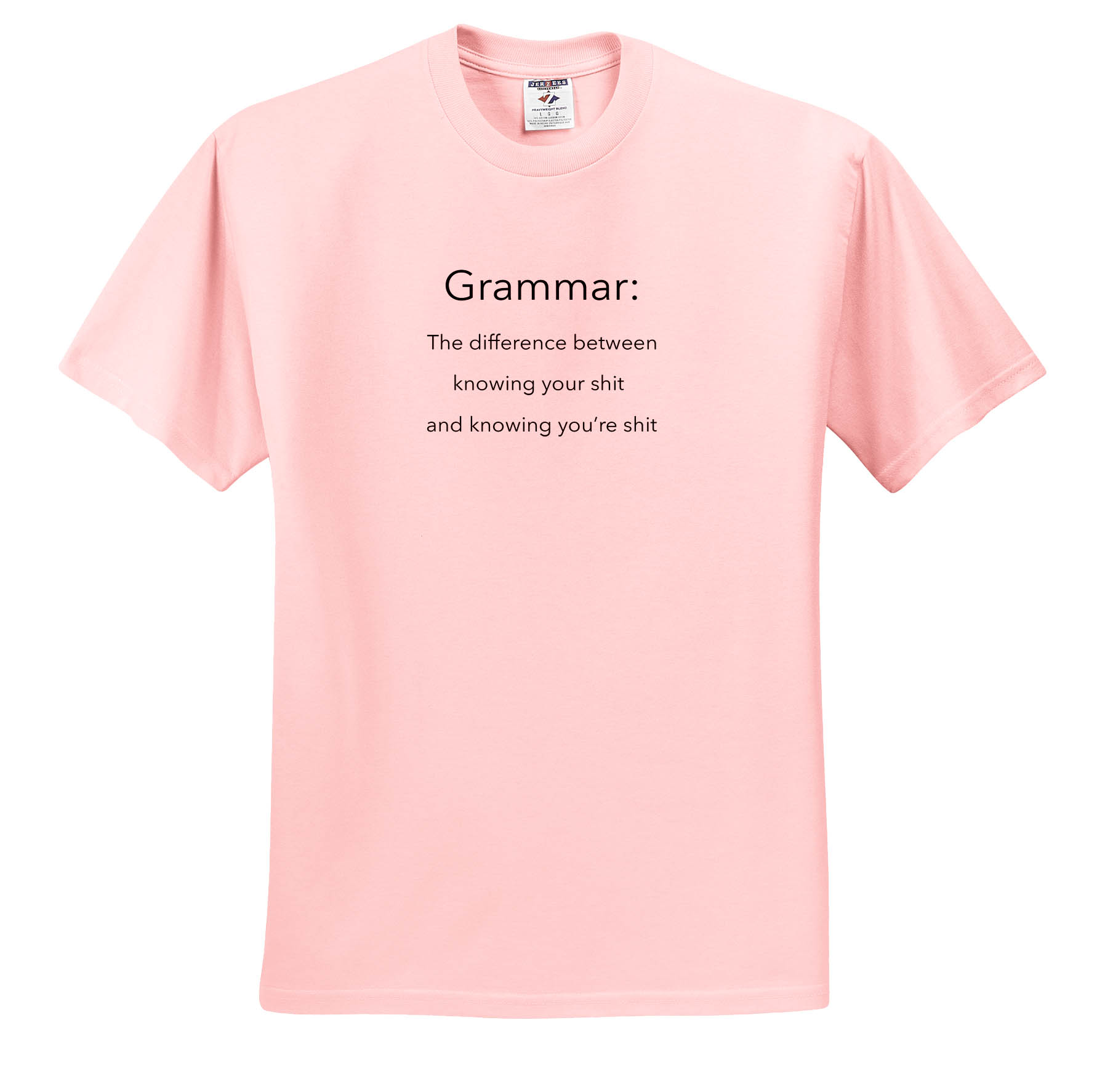 3dRose, Saying - The definition of Grammar, T-Shirt
