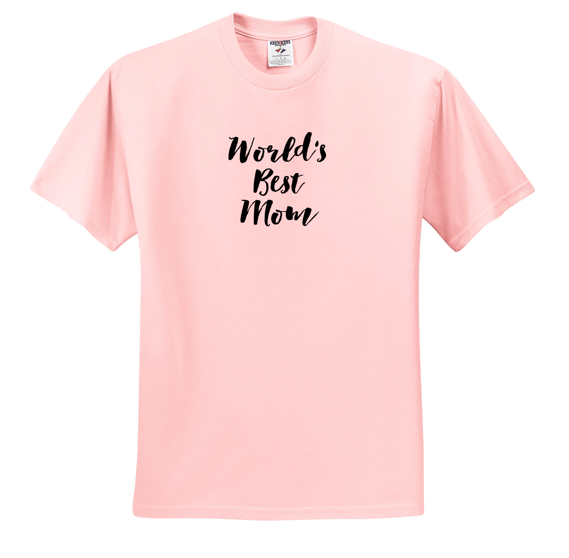 3dRose, Phrase - Worlds Best Mom, T-Shirt
