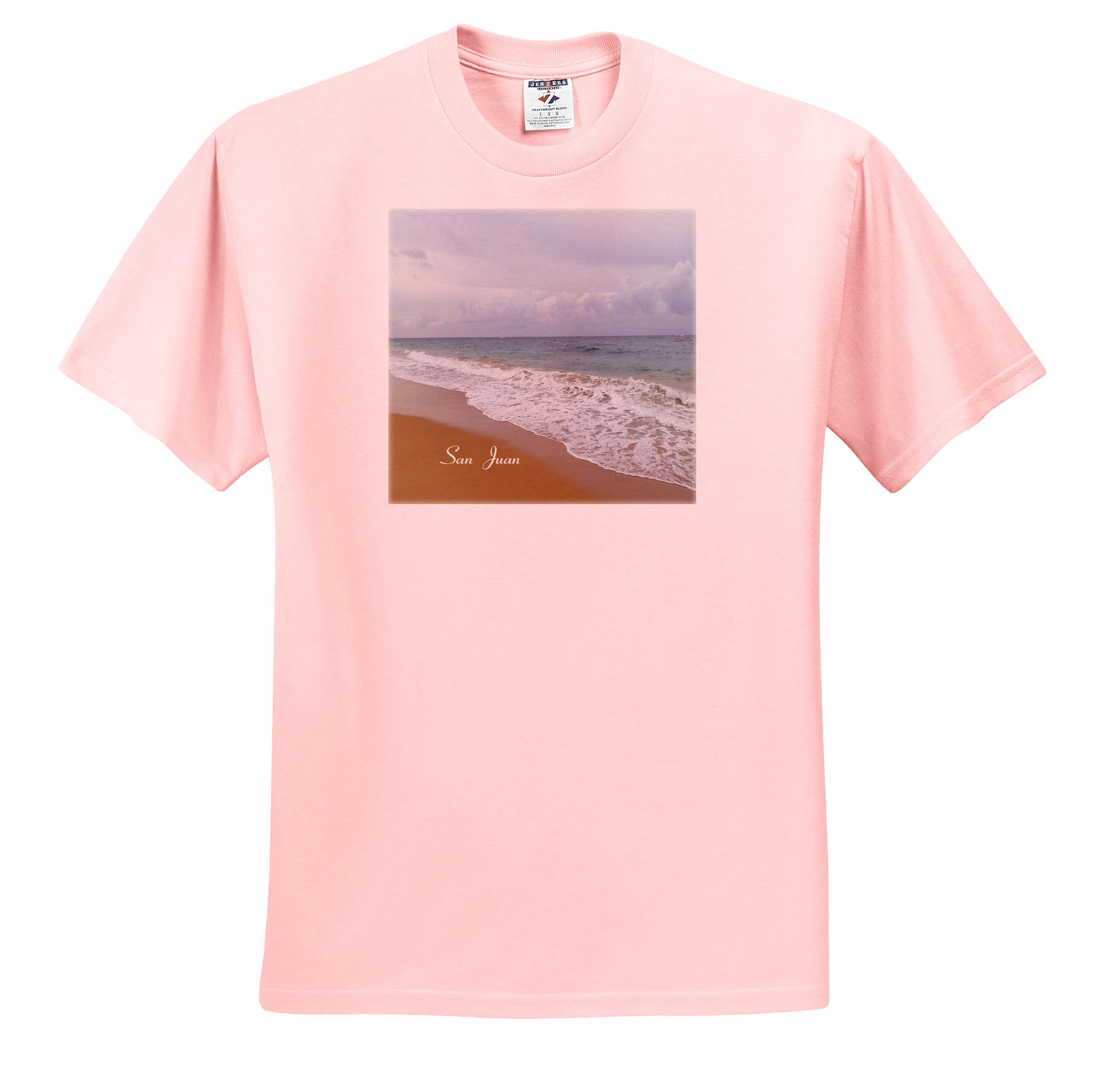 3dRose, Print Of Breaking Waves On Beautiful San Juan Puerto Rico, T-Shirt