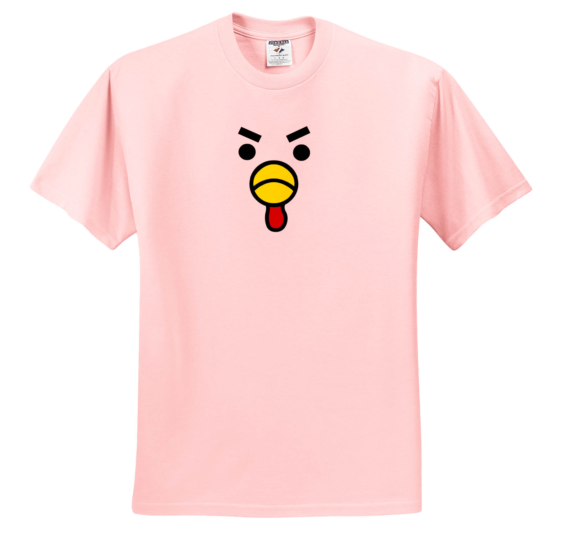 3dRose, Cute Angry Chicken Face, T-Shirt