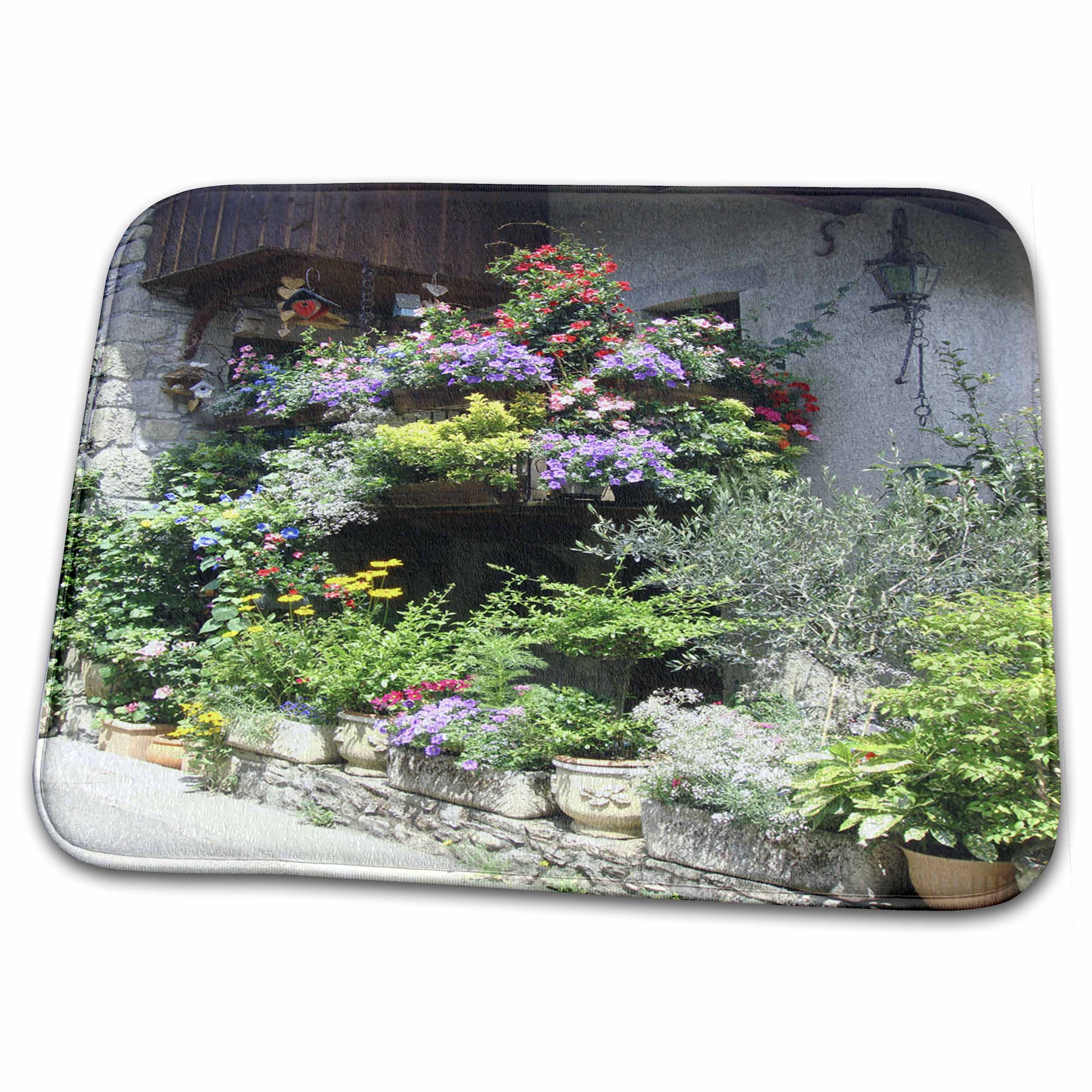 3dRose EvaDane - Switzerland - Flower Pots - Dish Drying Mats (ddm-112231)