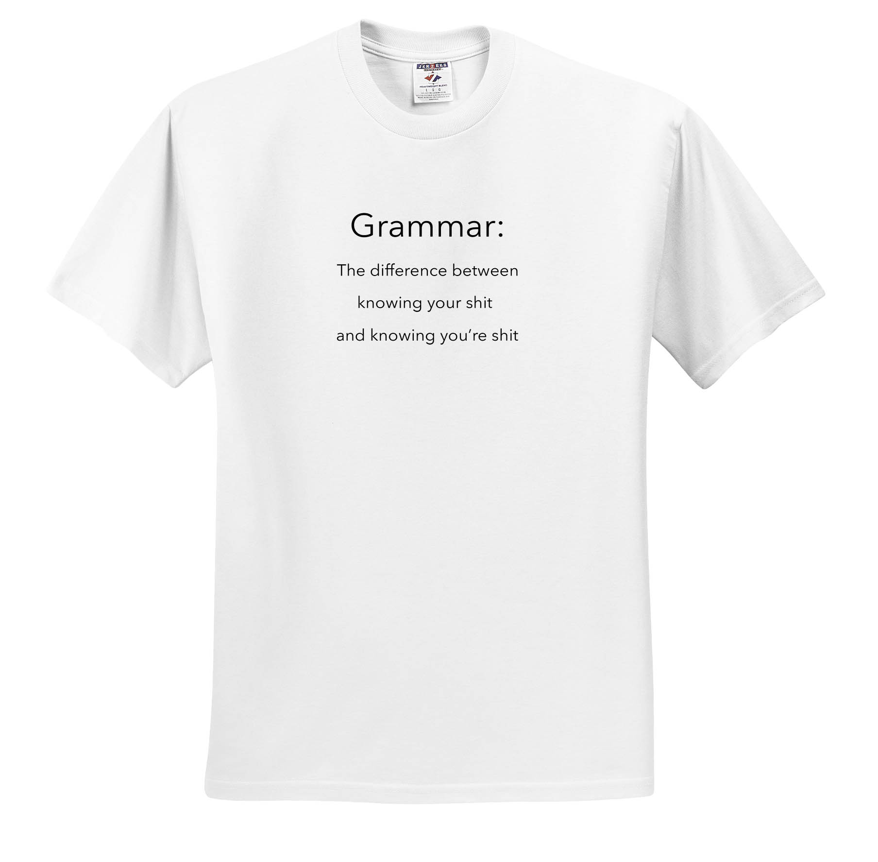 3dRose, Saying - The definition of Grammar, T-Shirt - Picture 3 of 73