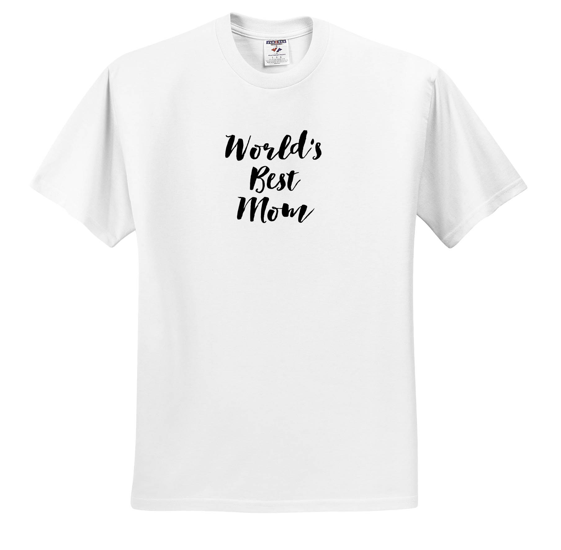 3dRose, Phrase - Worlds Best Mom, T-Shirt - Picture 3 of 73