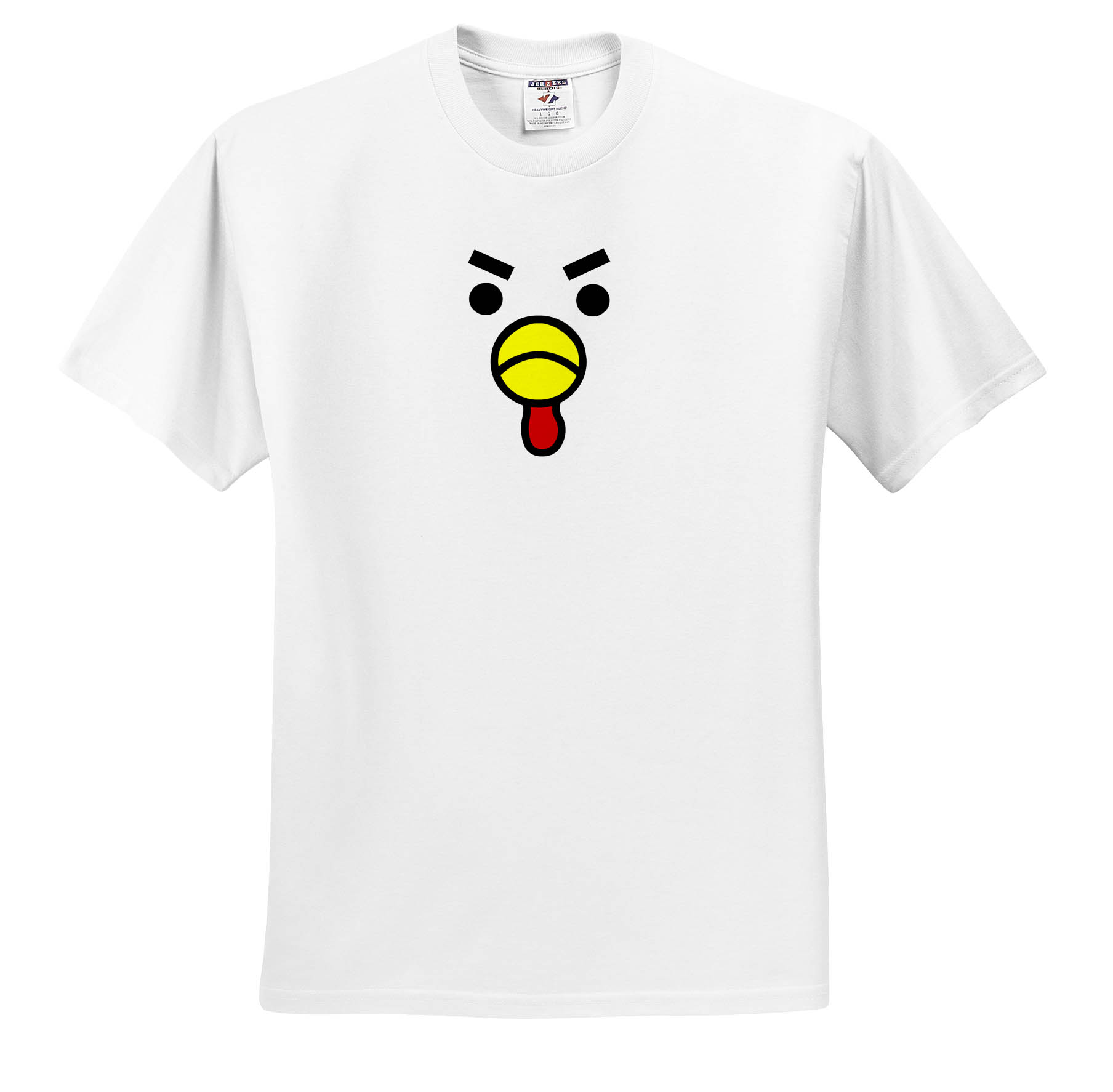 3dRose, Cute Angry Chicken Face, T-Shirt - Picture 3 of 73